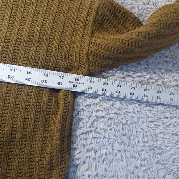 Banana Republic Turtleneck Sweater Dress M Wool Blend Ribbed Knit Fall Fall Cozy - Picture 5 of 9